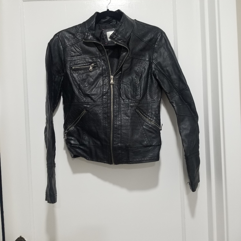 Faux Leather Jacket